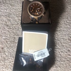 Michael Kors Tortoise Shell Watch
